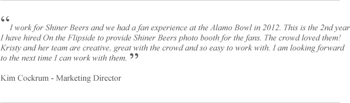 Flipside Review and Shiner